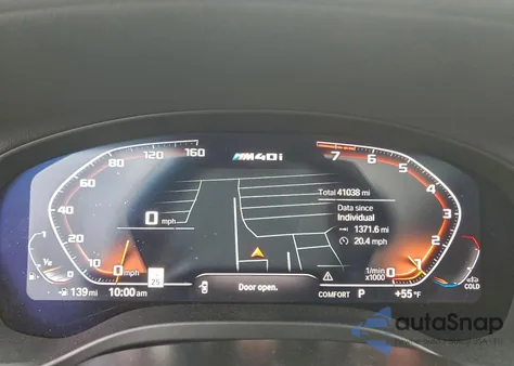 2021 BMW X3 xDrivem40I z USA, uszkodzony, nr VIN 5UXTY9C05M9F22843